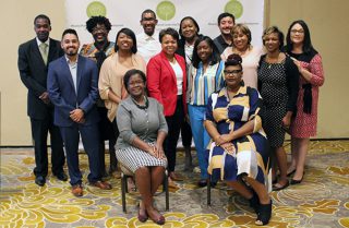 15 members of the first cohort of the AdoptUSKids Minority Professional Development Leadership program