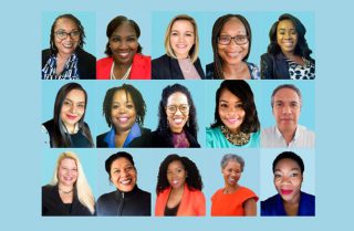 Collage of photos of 16 members of the 2021 Minority Professional Leadership Development program cohort.